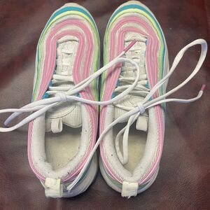 Nike‎ Air Max 97 EASTER Women's Size 8.5 Pastel/Volt/Pink/White